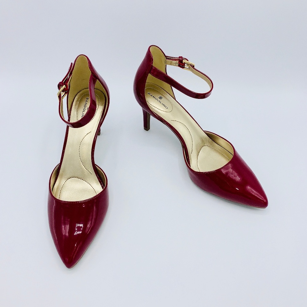 Bandolino Women's Ginata Red Patent Leather Pumps